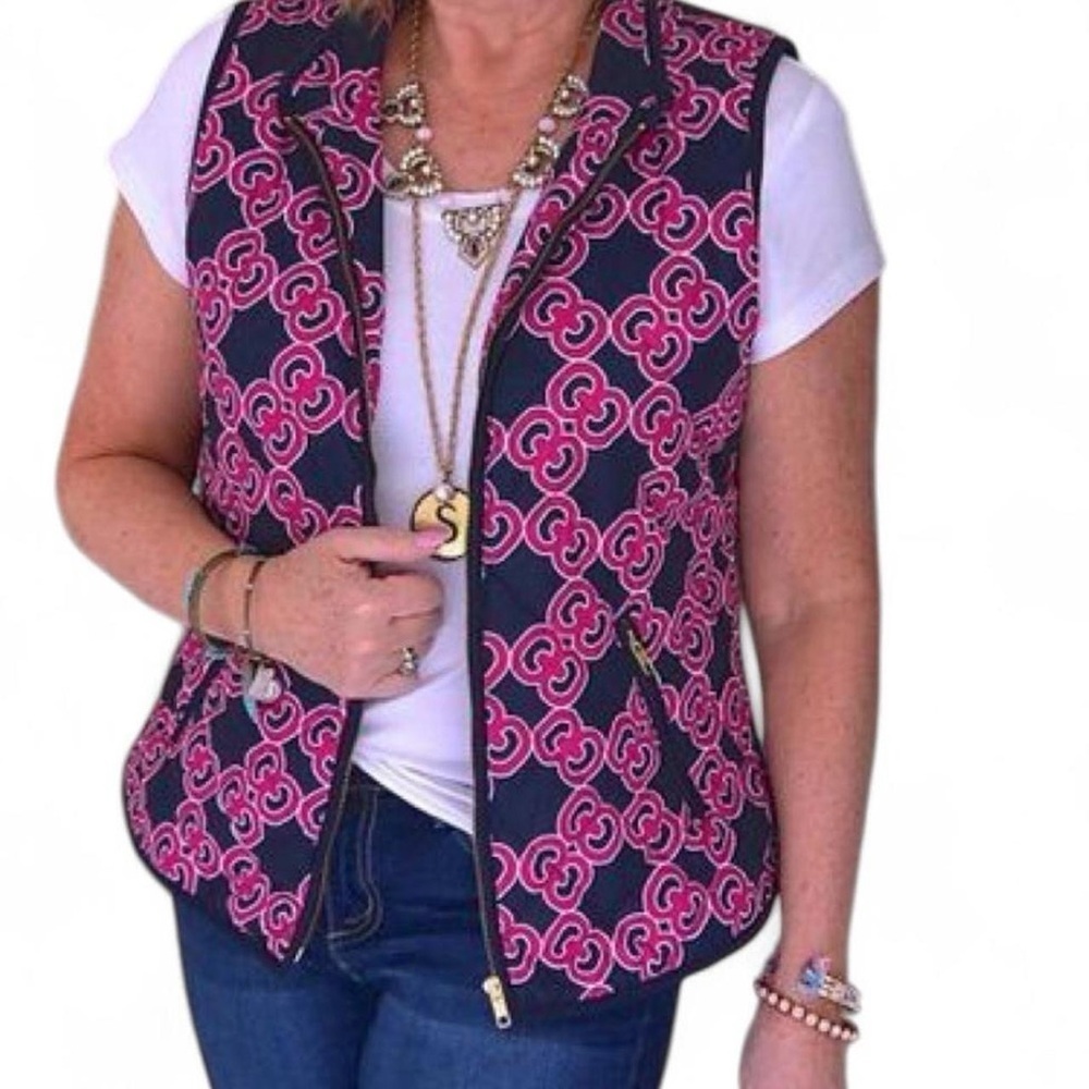 Crown & Ivy Quilted Puffer Vest – Size M